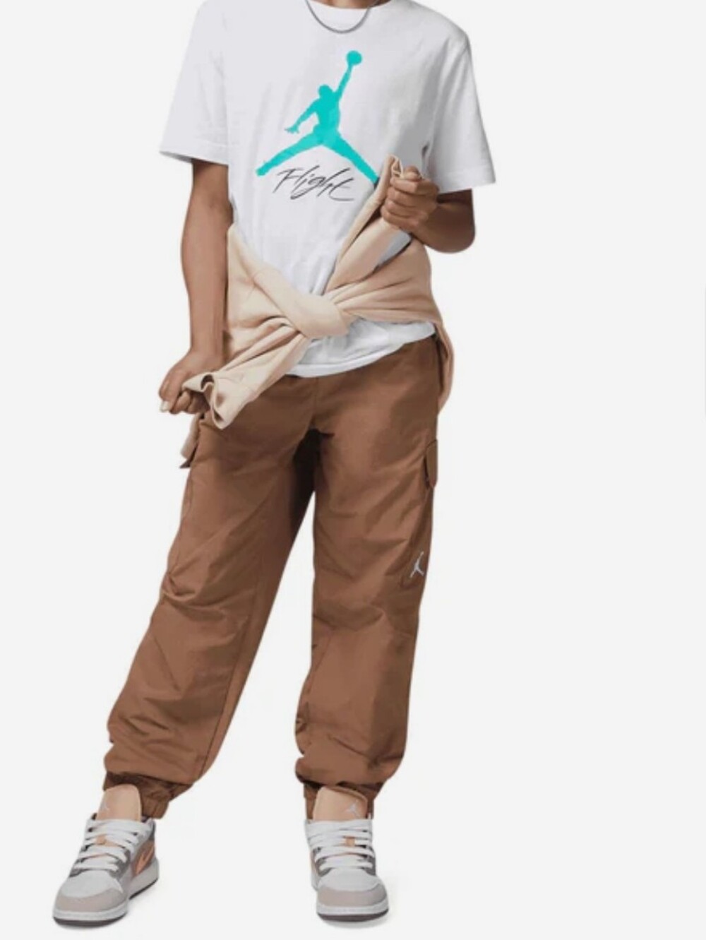 Lime New Jordan Kids Cargo Joggers Pants 10/12